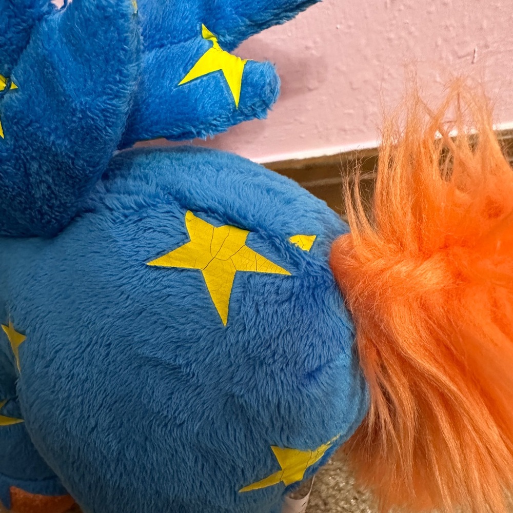 Neopets Starry Uni Blue Unicorn Pegasus 11" Plush Jakks Pacific 2008 horse star - Picture 8 of 10